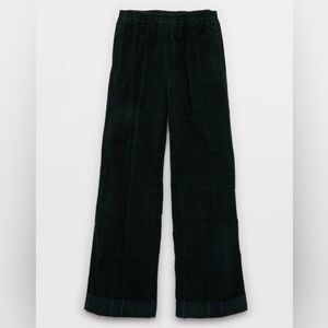 Offline By Aerie Dark Green Wide Leg Pants with Tag